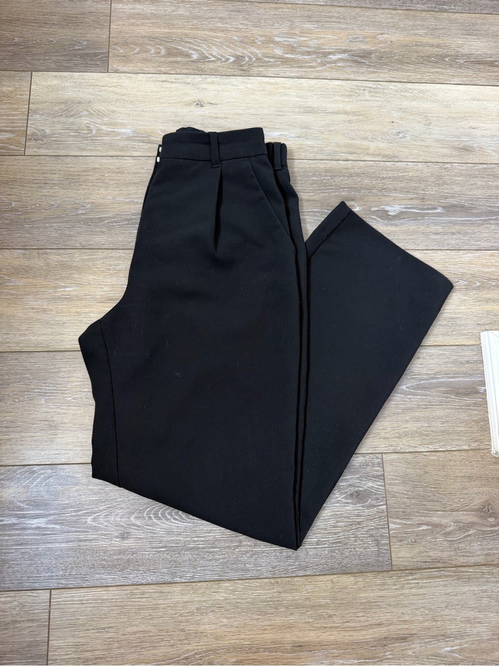 Abercrombie & Fitch Black Tailored Trousers